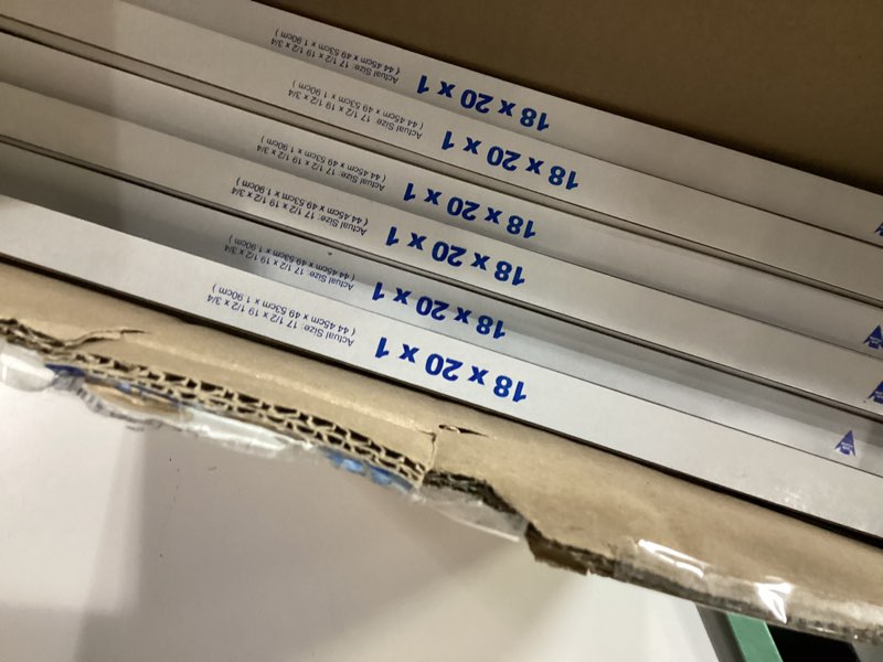 Condition photo showing New/Like New for Nordic Pure 16x25x1 (15 1/2 x 24 1/2 x 3/4) Pleated MERV 12 Air Filters 6 Pack MERV 12 6 Pack