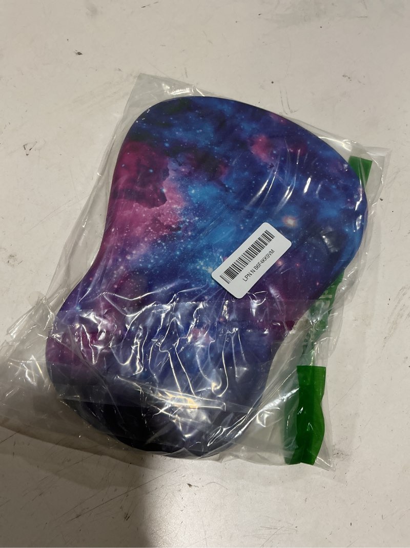 Condition photo showing Good Condition for yiwei ergonomic mouse pad with wrist rest - comfortable office mousepad with memory foam wrist support for carpal tunnel relief, mouse pads with non-slip base for gaming and home (starry sky)