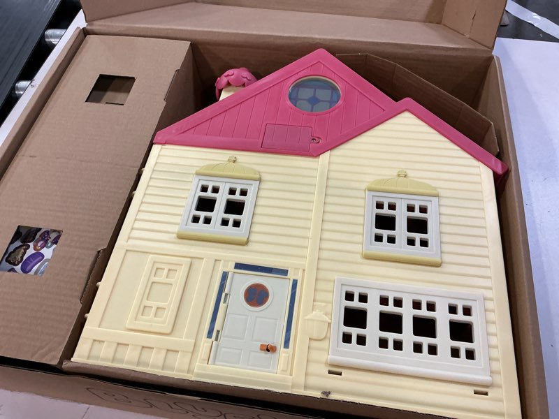 Condition photo showing Good Condition for bluey house playset for kids, xl ultimate interactive lights and sounds playhouse toys, includes dance floor, dollhouse, toy set ages 3+, amazon exclusive
