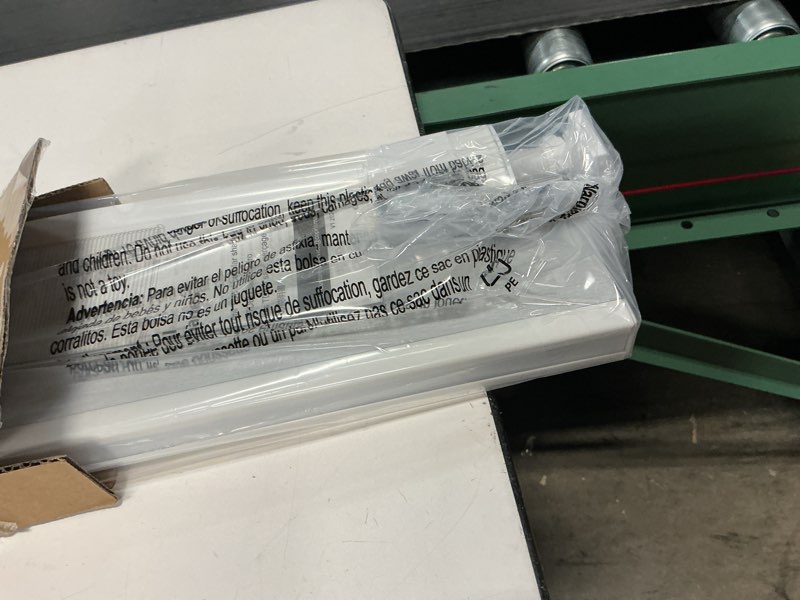 Condition photo showing Good Condition for lazblinds no tools no drill cordless cellular shades, top down bottom up (tdbu) honeycomb shades for home, blackout light blocking thermal insulation blinds for windows, 25" w x 64" h, white blackout - white 25" w x 64" h
