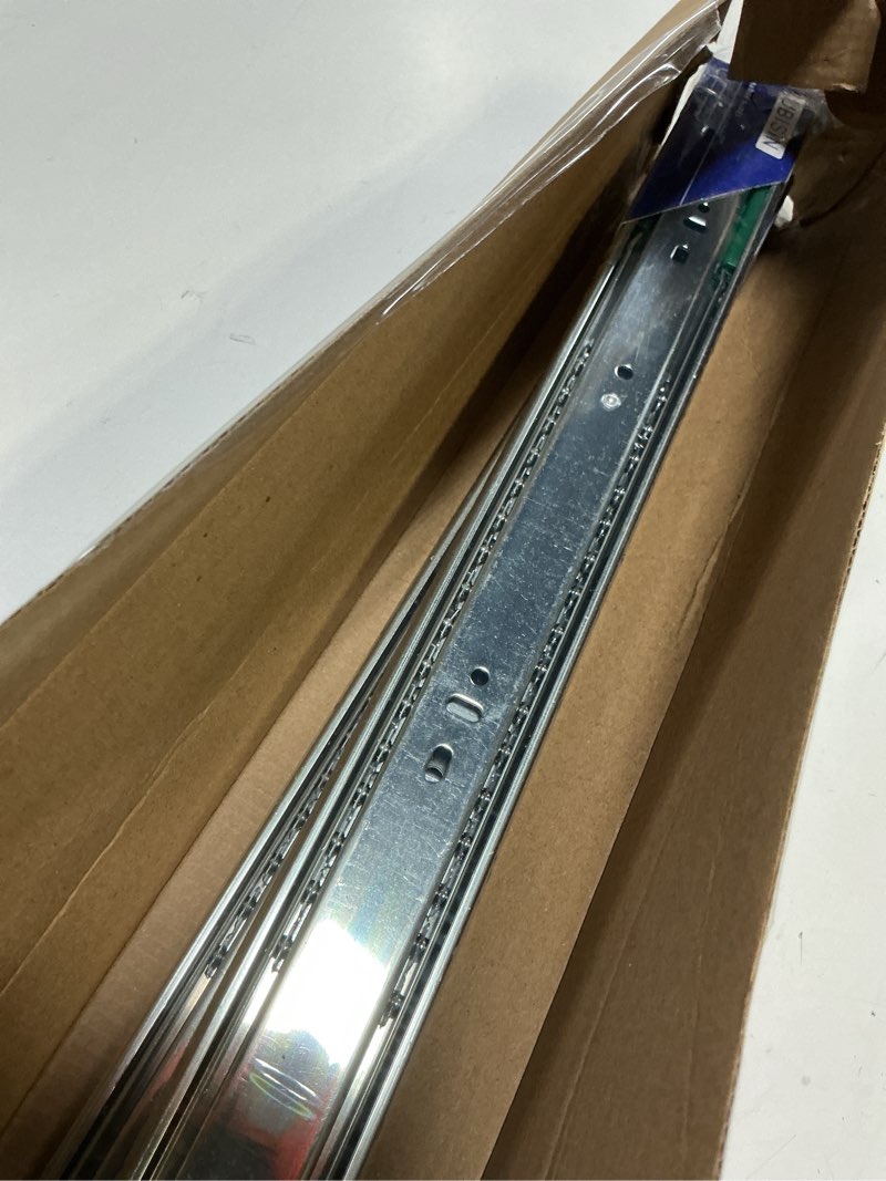 Condition photo showing Good Condition for 4 pairs soft close drawer slides 22 inch full extension dresser rails heavy duty ball bearing kitchen cabinet drawer glides side mount tool box trash can runners 100 lb capacity 22 inch 4