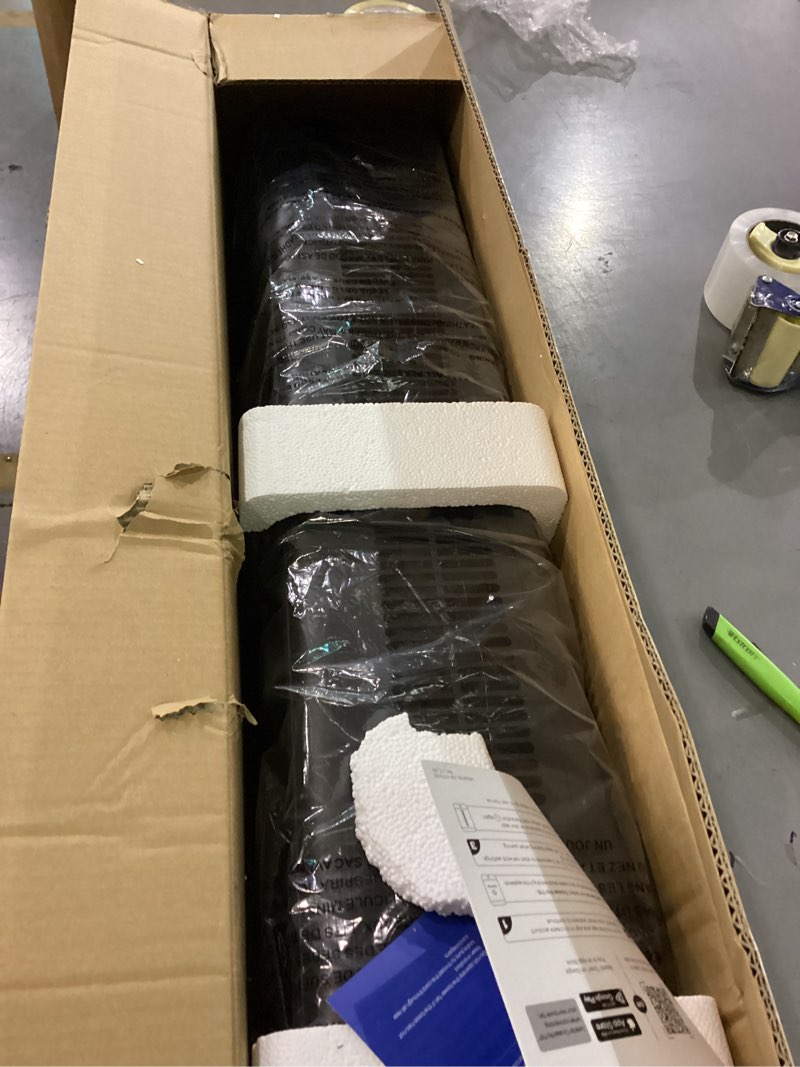 Condition photo showing New/Like New for Dreo Tower Fan 42 Inch,Quiet Oscillating Bladeless Fan with Remote, 6 Speeds, 4 Modes, LED Display, 12H Timer, Black Floor Standing Fan Powerful for Indoor Home Bedroom Office Room Black Standard Fan