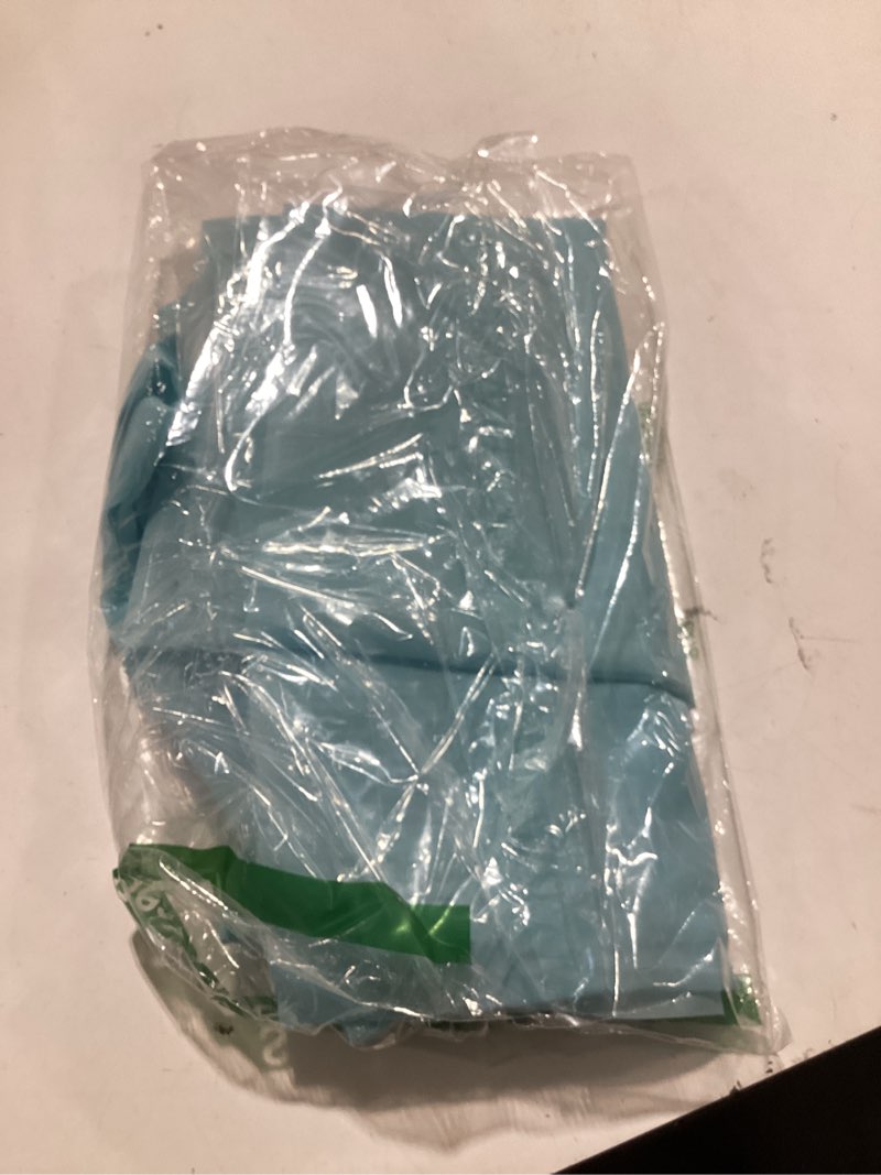 Condition photo showing New/Like New for aiyufeng 2 pack: basic sky blue sheer curtain drapes 84 inch length 2 panels for living room, light filtering voile drapes for bedroom, patio, sliding door, each 40" w x 84" l 40"w x 84"l (pack of 2) sky blue