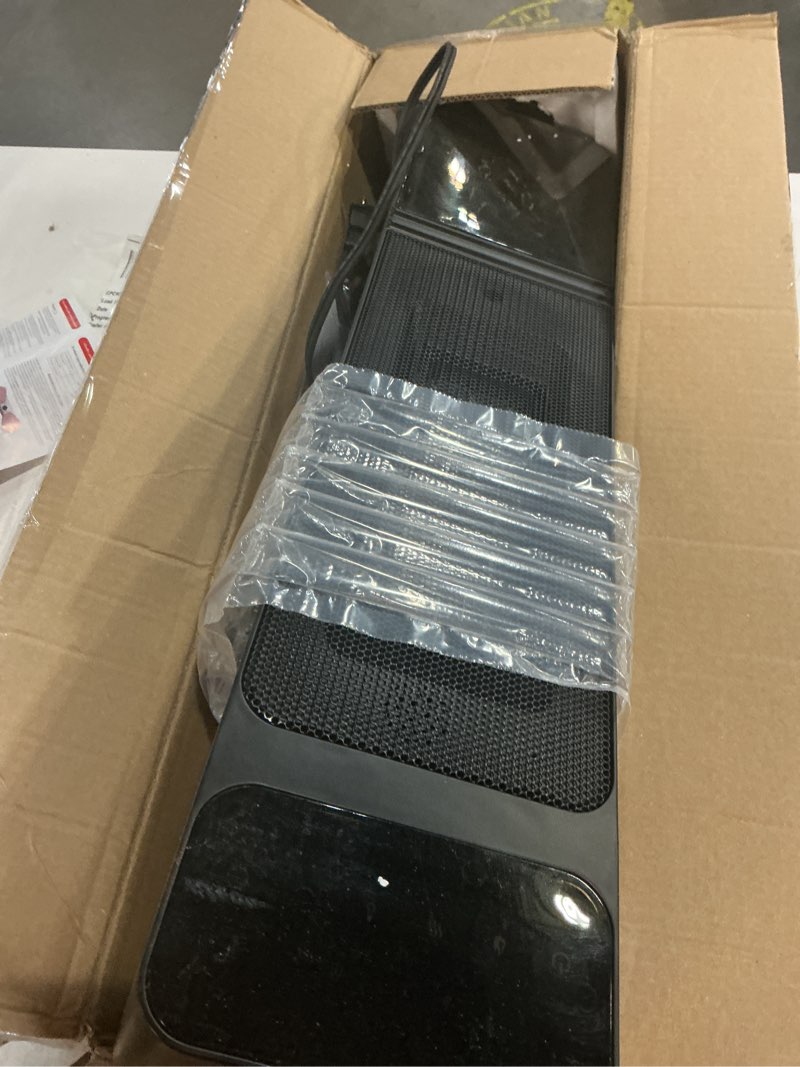 Condition photo showing item condition for Tower Heaters for Indoor Use, 750W / 1500W Electric Fireplace Heater W / 3D Flame, Heater and Fan Combo 90° Oscillation, Child Lock & Eco Mode, 12h Timer, Remote Control, Home & Office Large