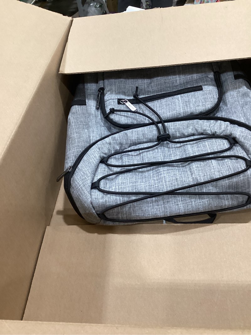 Condition photo showing Good Condition for Amazon Basics Reusable Insulated Soft Cooler Backpack, 30 Can Capacity, Gray