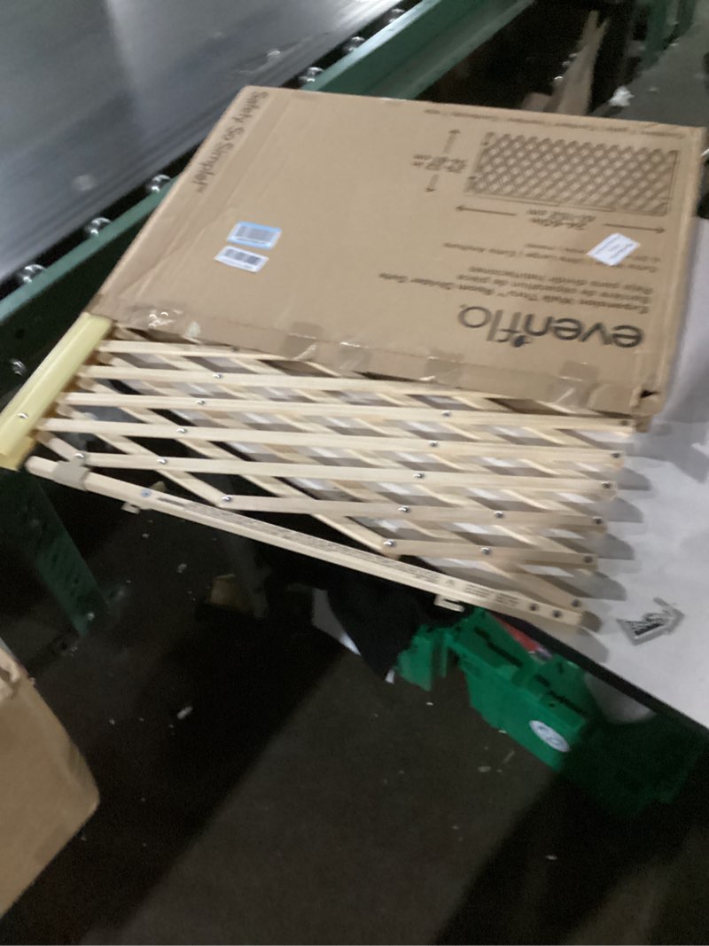 Condition photo showing Good Condition for Evenflo Expansion Walk-Thru Room Divider Baby Gate (Natural Wood)