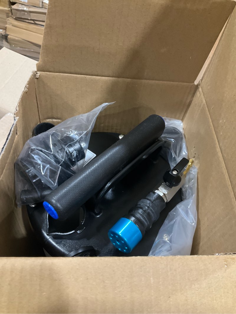 Condition photo showing New/Like New for four uncles 6.5l oil extractor - pneumatic/manual vacumm fluid extractor with pump tank remover & 5 tubes for oil change and a brake bleeding hose for brake fluid change 6.5l manual/pneumatic new