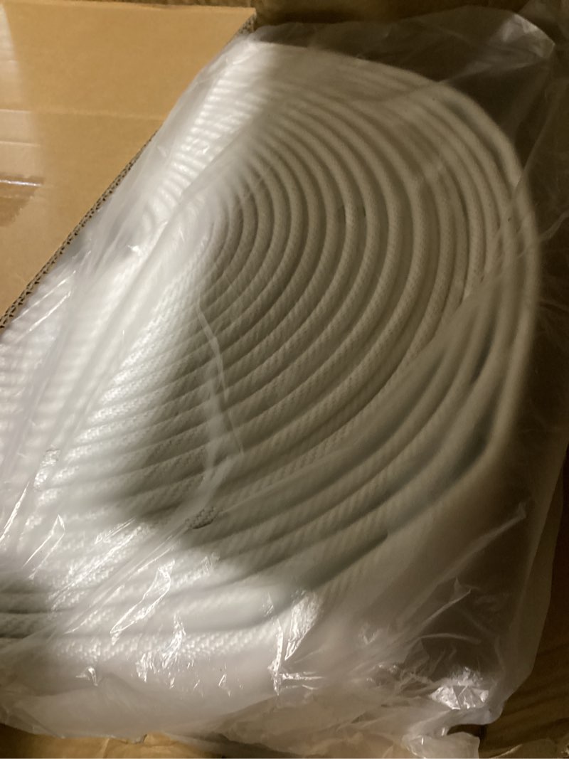 Condition photo showing New/Like New for zyfire fire hose - 2-1/2" id x 100 ft single jacket epdm firefighter hose with npsh aluminum couplings 750 psi burst pressure lightweight for use in firefighting npsh thread 2-1/2'' × 100 ft