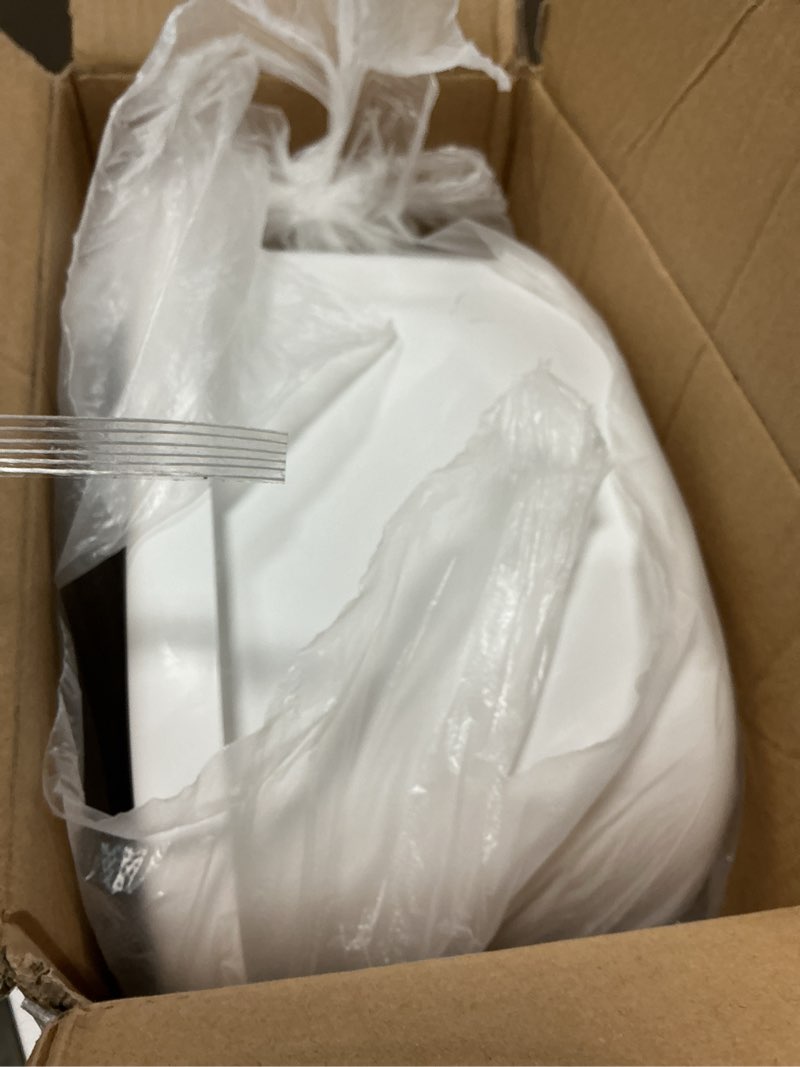 Condition photo showing As Is for Foot Spa Bath Massager with Heat, Epsom Salt,Bubbles, Vibration and Red Light, Tub for Stress Relief,Foot Soaker, Christmas Gifts Birthday Gifts for Mom Dad Women Men Her Him Black/White