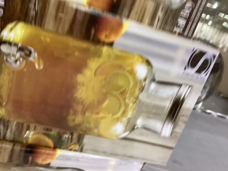 Style Setter Tall Boy Beverage Dispenser with Metal Lid, Clear, 158 Ounces