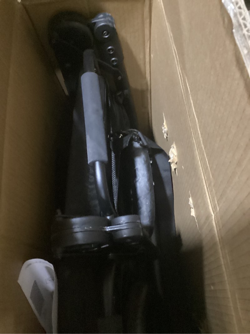 Condition photo showing As Is for Jeep Destination Ultralight Side x Side Double Stroller, Midnight