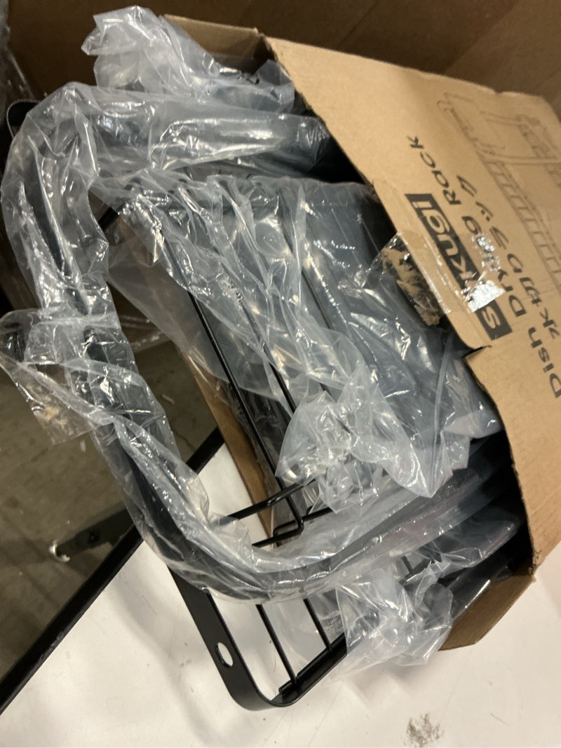 Condition photo showing Good Condition for 2-Tier Dish Drying Rack - Stainless Steel Dish Rack with Cutlery & Utensil Holders for Kitchen Counter, Sink Organization and Storage Essentials, Home Decor, 16.7" W x 12.7" L x 15.8" H, Black Black X-Large