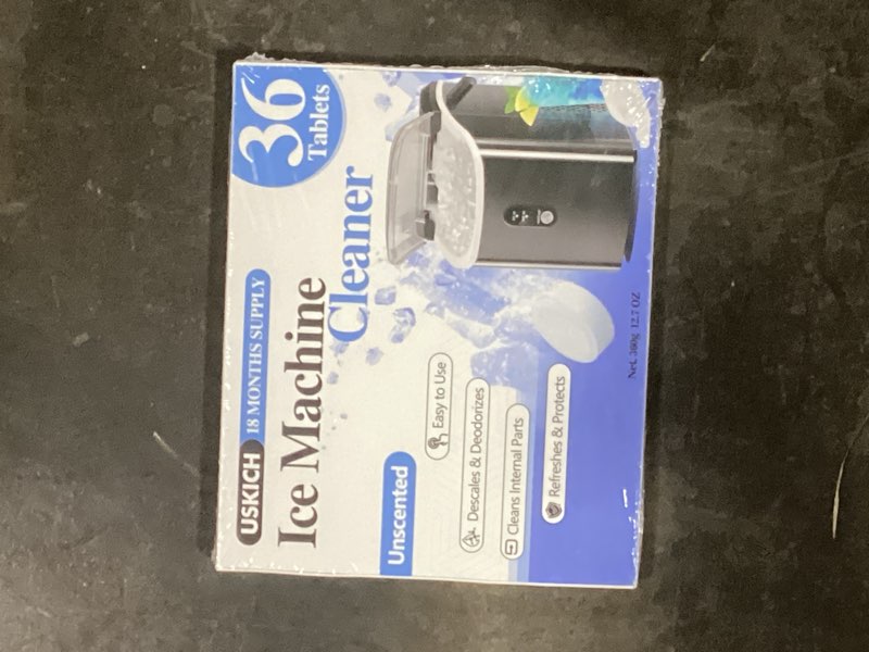 Condition photo showing New/Like New for Ice Machine Cleaner Descaler Tablets-36Pack Ice Maker Cleaner Compatible with Frigidaire, Opal, GE Profile, Kitchenaid, Nickel Safe Scale Remover for Countertop, Nugget Ice Makers Tablet 36 Pack