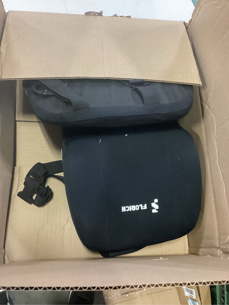Condition photo showing Good Condition for florich lumbar support with car headrest pillow 2-in-1 memory foam car seat headrest & lumbar cushion ergonomic back support pillow seat cushion for car seat driving neck back pain relief, black black 2-in-1 lumbar&headrest pillow