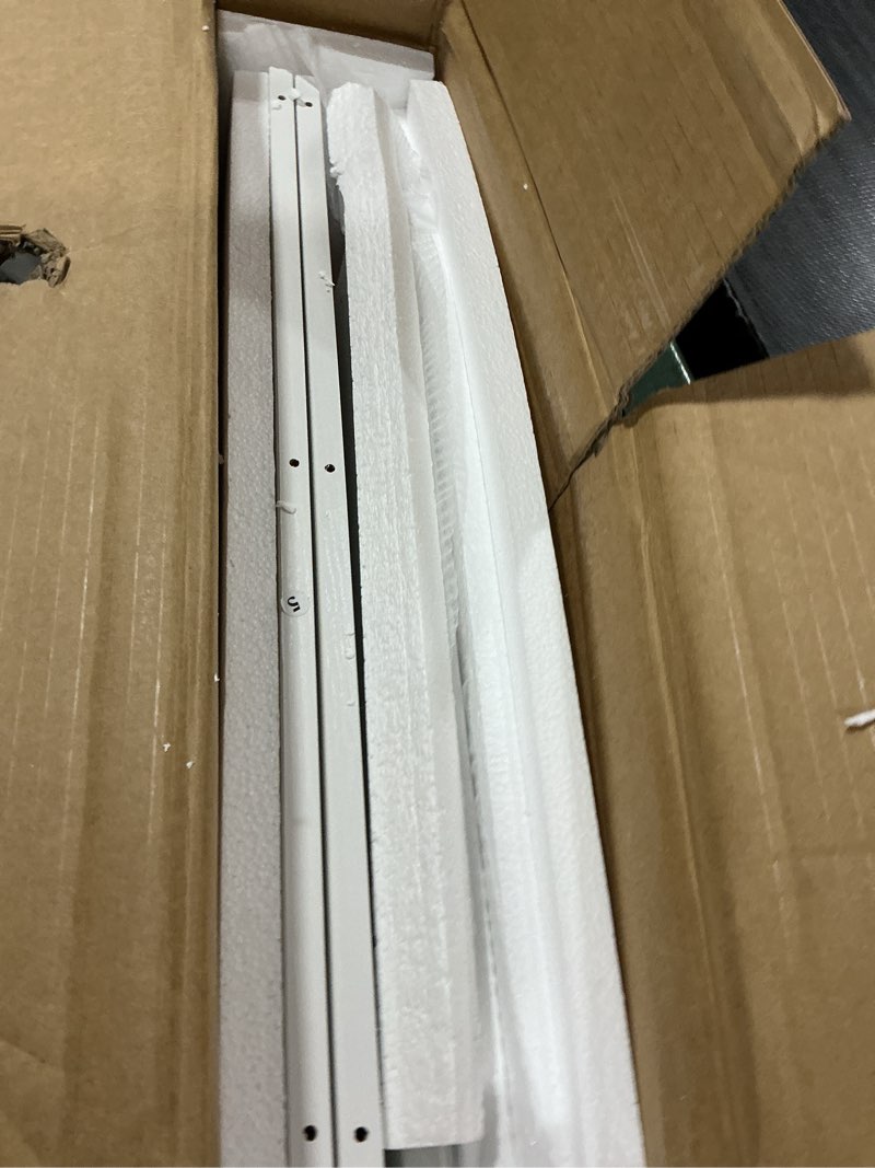 Condition photo showing Good Condition for cat litter box enclosure, hidden litter box furniture with divider, indoor cat house, wooden cat washroom storage cabinet bench, for living room, bedroom, white cwwt2501