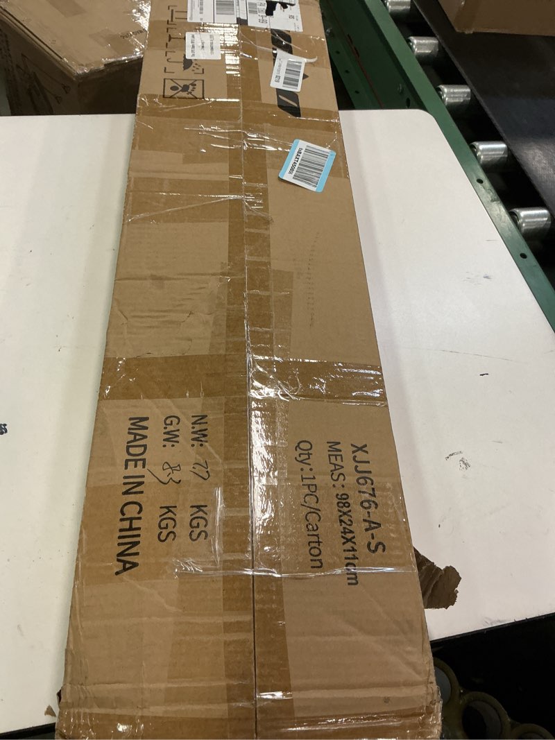 Condition photo showing New/Like New for High Radiator Cover Wood Cabinet: 36 Inch Height White Small Heater Covers Horizontal Slats Modern Tall Radiators Shelf Thicken MDF Wooden Kitchen Bedroom Home Furniture for Living Room S H36 x W30.7 x D7.5 Inch