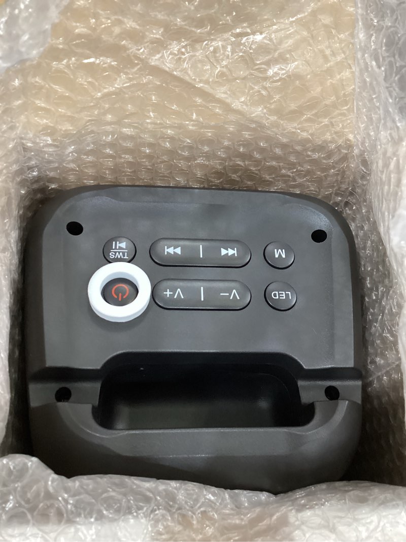 Condition photo showing New/Like New for bluetooth speaker?portable party speaker with colorful lights?wireless speaker with hd loud,home theater systems support tws/aux/usb/tf card ideal for party,home,outdoor camping