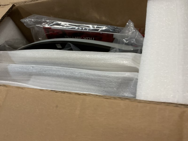 Condition photo showing New/Like New for pyle car roof mount dvd player monitor 13.3 inch vehicle flip down overhead screen- hdmi sd usb card input with built-in ir transmitter for wireless ir headphone, 3 style colors - pyle plrd146