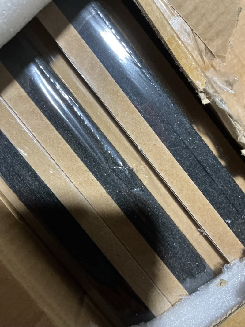 Condition photo showing Good Condition for art3d 6-piece wood slat acoustic panels for stylish decor and noise reduction, 3d textured panel for ceiling and wall, walnut 6pcs - 94.5 * 7.9 inch walnut 6