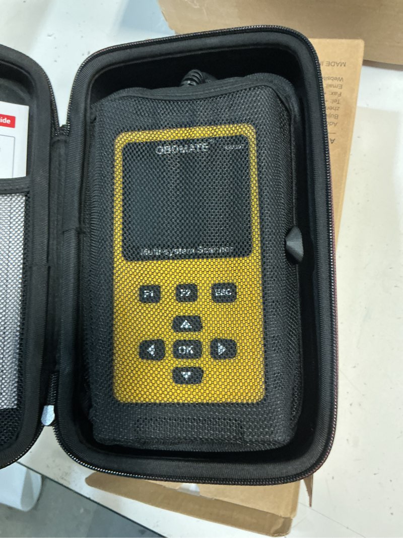 Condition photo showing Good Condition for obd2 scanner for mercedes benz, om807 full system diagnostic tool with resets (oil/etc/epb/abs/sas/bat register...), full obdii functions read&erase fault codes, free software update