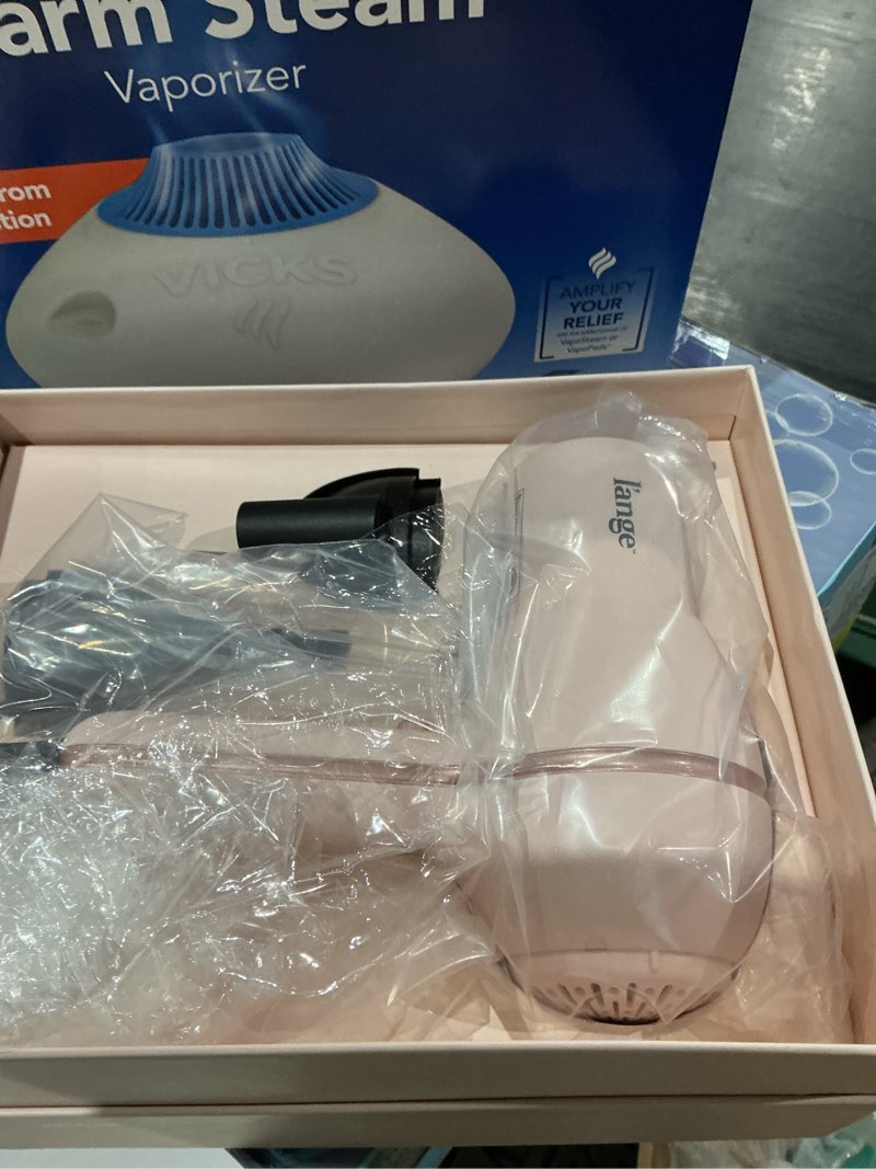 Condition photo showing Good Condition for l'ange hair hotstuff compact ionic hair dryer | fast-drying hair dryer with cool shot button & nozzle attachment (blush)