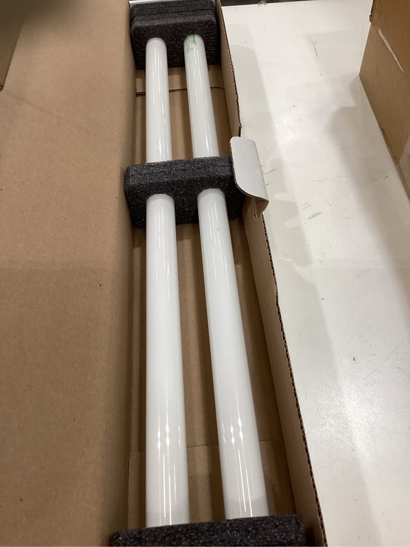 Condition photo showing As Is for f17t8/cw (2 pack) 24" fluorescent tube light bulb cool white 4100k t8 17 watt 17w replaces f17t8 f17t8/841 f17t8/sp41/eco f17t8/spx41/eco fo17/841 f17t8/741 f17t8/cw/eco f17t8/tl841/alto f17t8/tl741