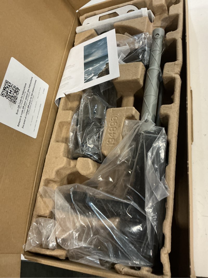 Condition photo showing Good Condition for Moen Revyl Matte Black One-Handle Single Hole Modern Bathroom Sink Faucet with Optional Deckplate and Spring Loaded Drain Assembly, 84771BL