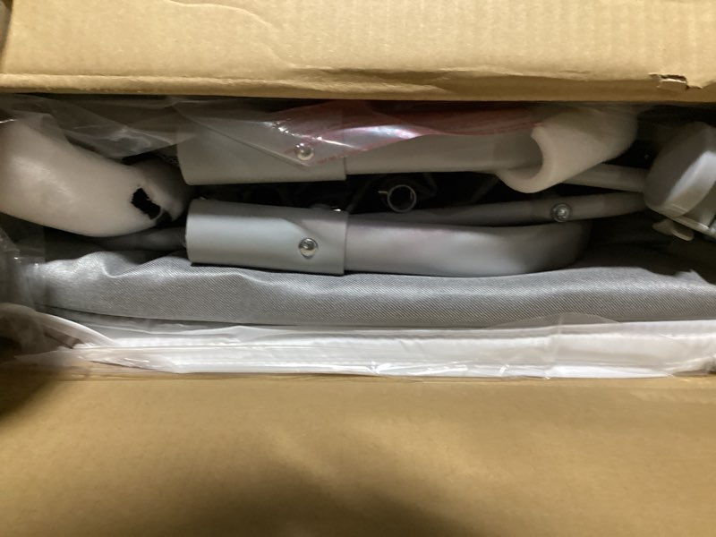 Condition photo showing New/Like New for BEKA Diaper Changing Station, Portable Changing Table for Baby, Waterproof, Folding Portable Changing Station, Adjustable Height w/Organizer, Mobile Nursery Diaper Changing Table for Baby, Newborn Light Grey