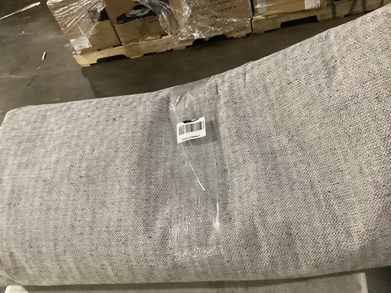 Condition photo showing As Is for loloi amber lewis josie collection jos-02 earth/natural 9'-0" x 12'-0", .13" pile height, low profile, machine washable, area rug earth / natural 9' x 12' (rectangular)