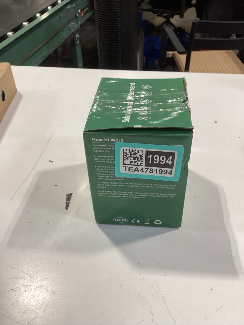 Condition photo showing Good Condition for 2pack ultrasonic animal repeller with led strobe lights