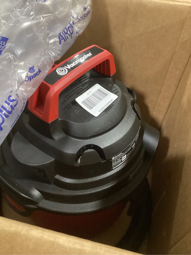 Condition photo showing As Is for vacmaster 2.5-gallon 20v cordless wet/dry vac - dvom202p 1101 battery-powered edition