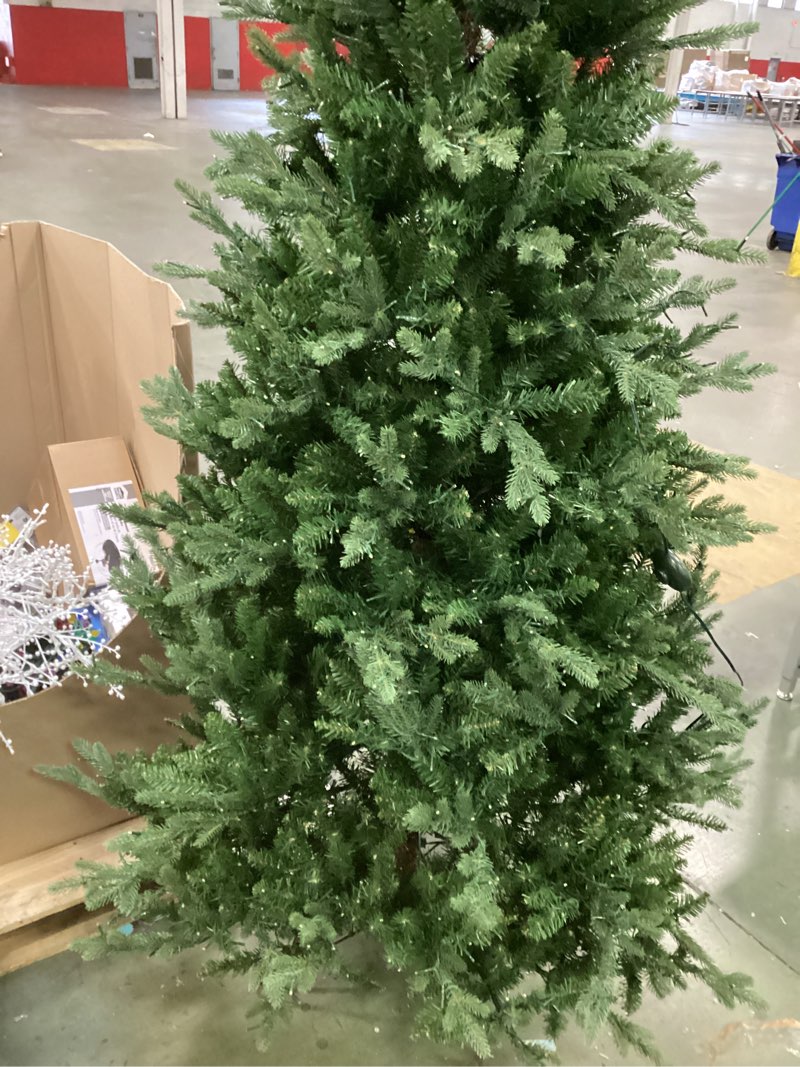 Condition photo showing Good Condition for National Tree Company Artificial Christmas Tree | Fraser Fir Slim - 6.5 ft