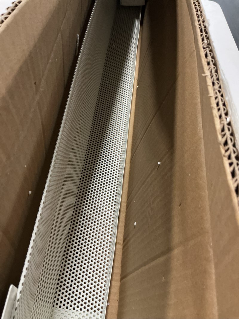 Condition photo showing Good Condition for VEVOR Baseboard Heater Covers, Premium Series 4 ft Standard Electric Heating Unit Front Cover for Home Improvement, Heavy-duty Steel, Easy Installation for Bedroom Replacing Old Cover, White