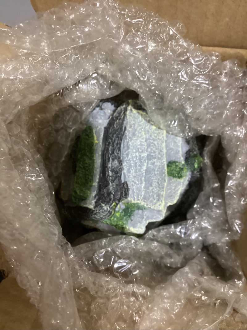 Condition photo showing New/Like New for Penn-Plax RR966 Cambodian Rock Faces Aquarium Figure for Decoration and Decor, 6" x 7.5"