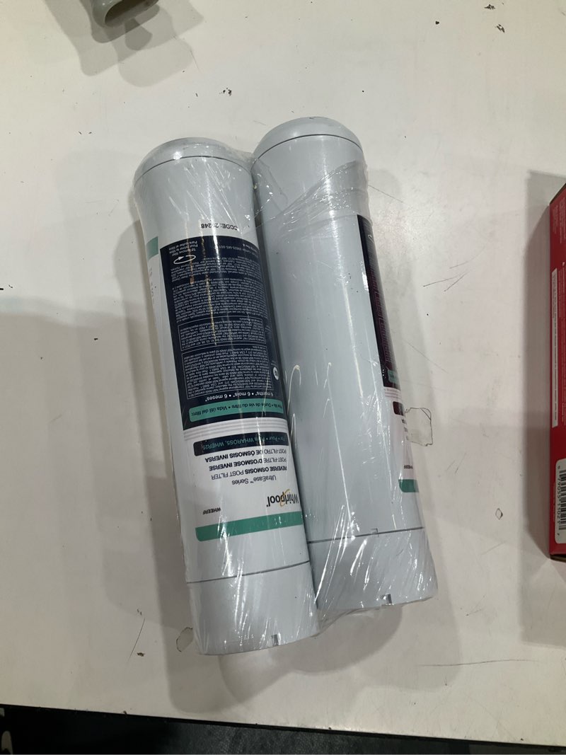 Condition photo showing Good Condition for whirlpool wheerf carbon block under sink replacement filter (pack of- 2)