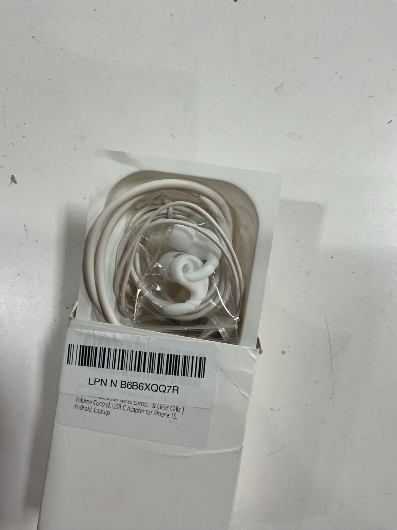 Condition photo showing Good Condition for Air Tube Headphones USB-C | EMF Free Anti Radiation Wired Earbuds with Microphone for Hearing Protection | HD Sound & Clear Calls | Volume Control, USB C Adapter for iPhone 15, Android, Laptop