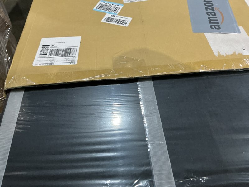 Condition photo showing Good Condition for large bulletin board, 48 x 36 inches felt board notice pin board, 4' x 3'cork board alternative for wall, self-adhesive vision board mood board foldable photo board with 30 pushpin (black)