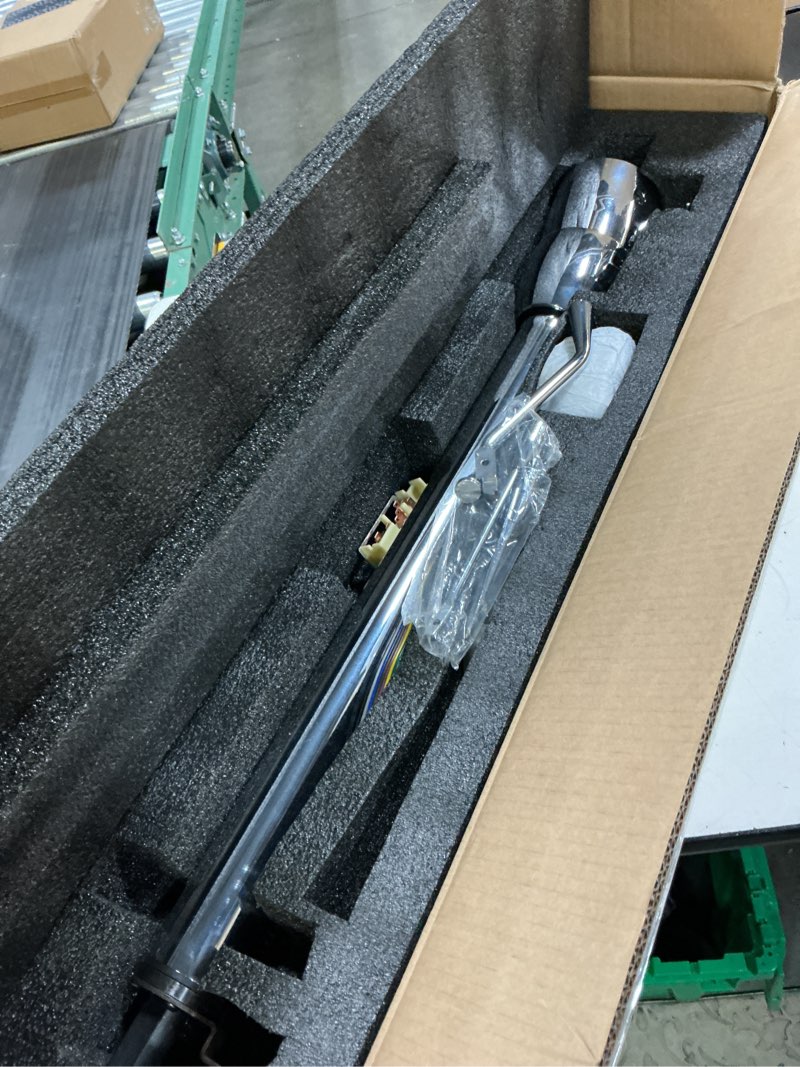 Condition photo showing New/Like New for chrome steering column 