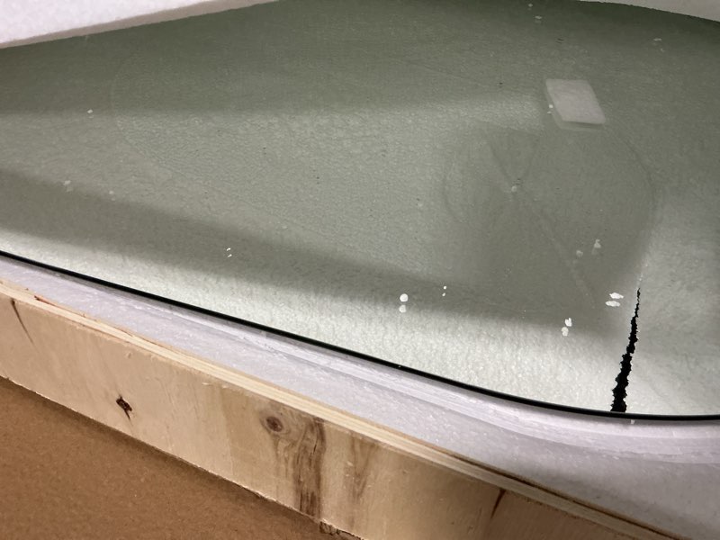 Condition photo showing New/Like New for niccy oval led bathroom vanity mirror, 36x24inch frameless backlit mirror with light, smart anti-fog waterproof mirror with memory function dimmable lighted mirror back lit 36"l x 24"w