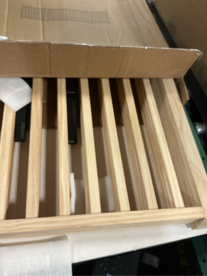 Condition photo showing New/Like New for yocan paint-free wooden freestanding dog gates for the house,doorways, stairs,wood dog fences indoor pet gate,step over fence-4 panel h:23” ?4 panels?23.6"h