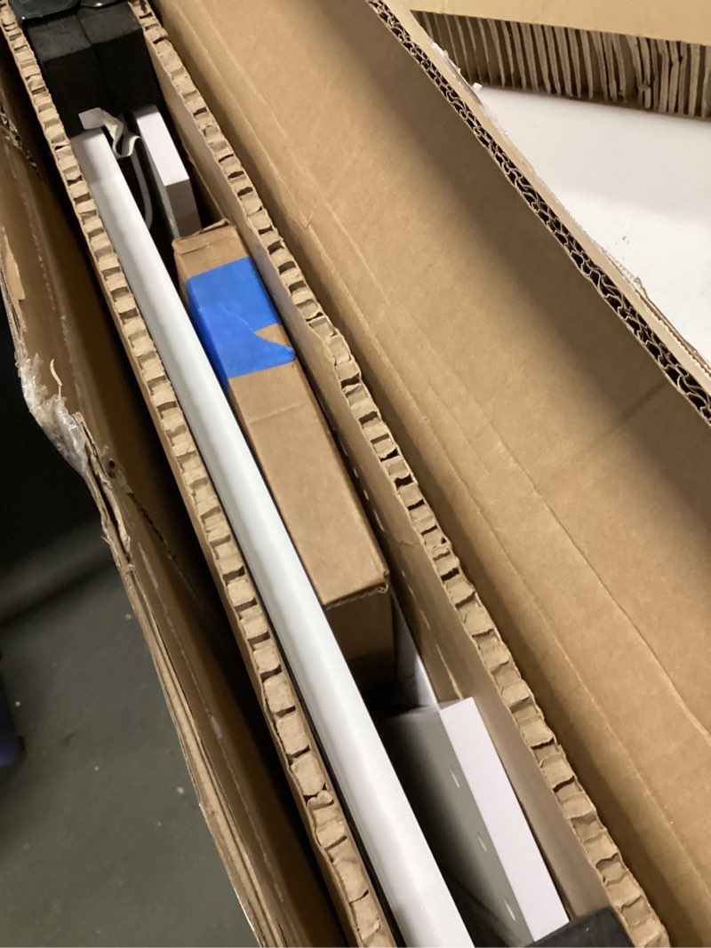 Condition photo showing Good Condition for 32x24 inch LED Lighted Medicine Cabinet with Mirror, Moisture-Resistant Wood, Dimming Function, 3000K/5500K, Defogger, Adjustable Shelf, Flat-Pack Design – Assembly Required W24 x H32 1 door Straight Corner Door White