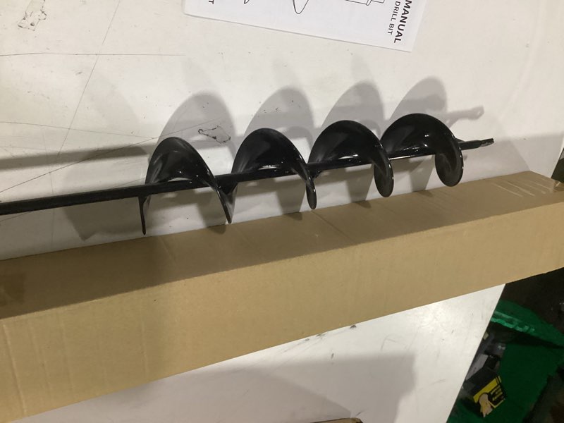 Condition photo showing Good Condition for tcbwfy 2x32 inch auger drill bit for planting - long handle easy planter garden auger - bulb & bedding plant augers - post hole digger for 3/8”hex drive 2"x32"