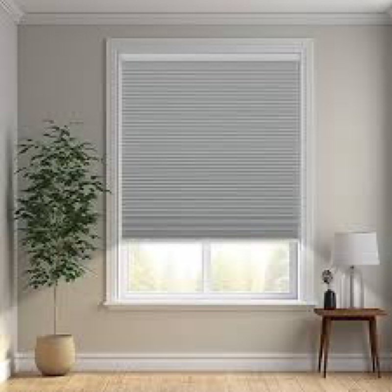 Changshade Blackout Cellular Shades Cordless Blinds for Indoor Windows, Room Darkening Honeycomb Pul