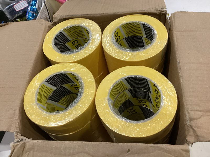 Condition photo showing Good Condition for q1 - 1-1/2 inch (36mm x 55m) premium high performance automotive yellow masking tape - high temperature - case of 24 rolls