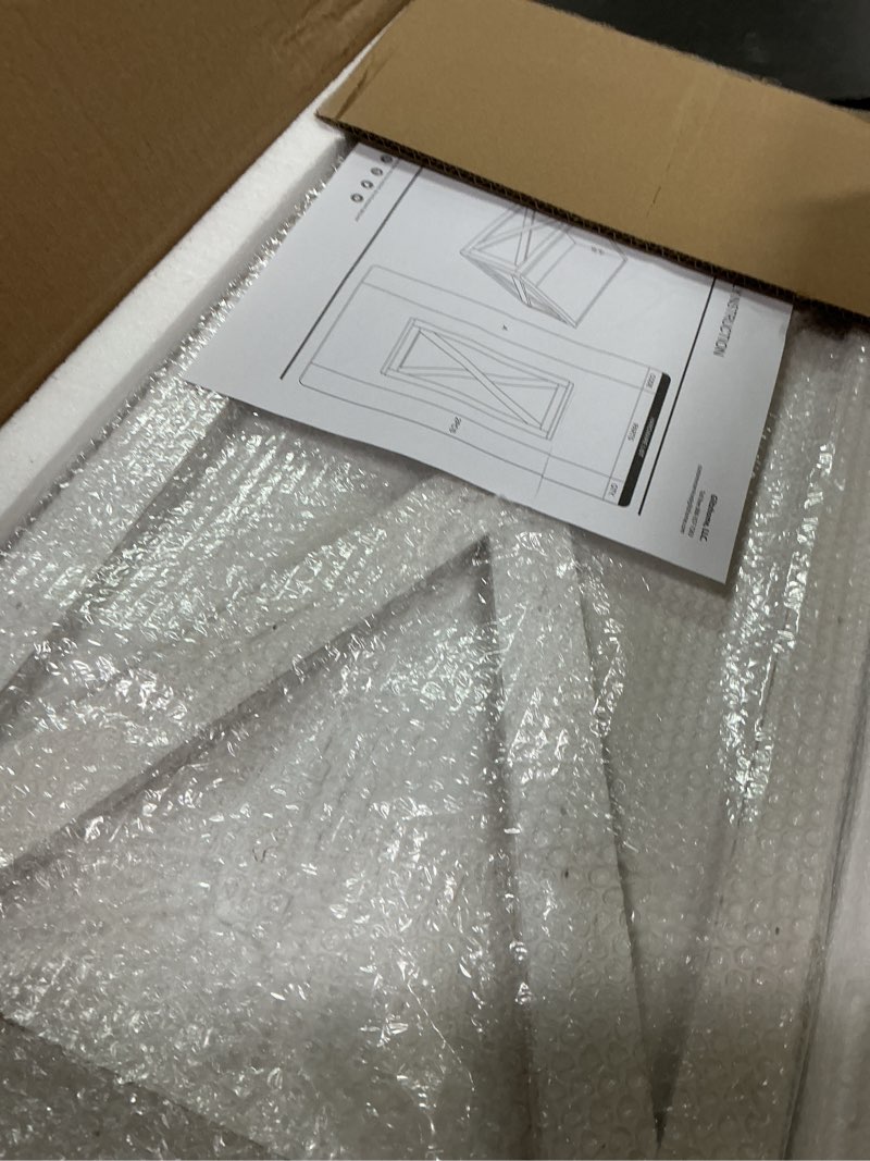 Condition photo showing Good Condition for Glitzhome Christmas Tree Collar, Christmas Tree Base Cover, 22" L Washed White Wooden Tree Collars for Artificial Trees Decorative Tree Stand Cover Christmas Tree Skirt Collar