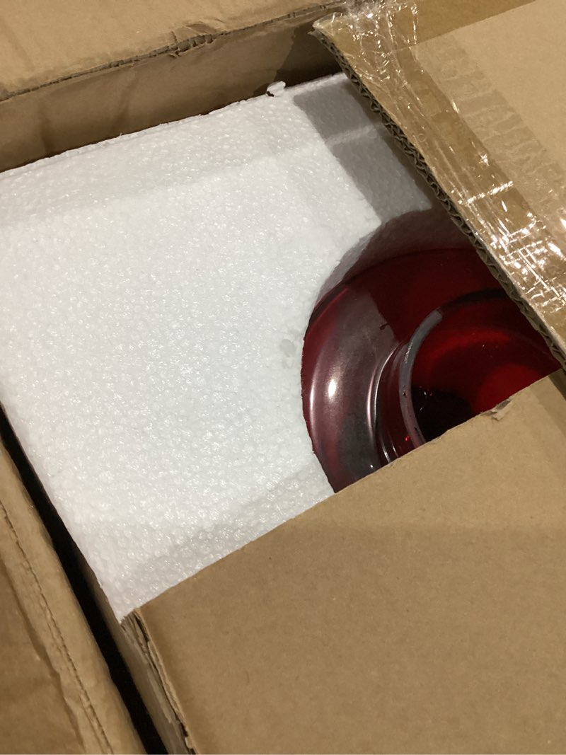 Condition photo showing New/Like New for 2.1 Gallons Glass Christmas Drink Dispenser Extra Large Christmas Tree Beverage Dispenser with Spigot for Summer Xmas Party, Home Bars, Water, Lemonade, Juice