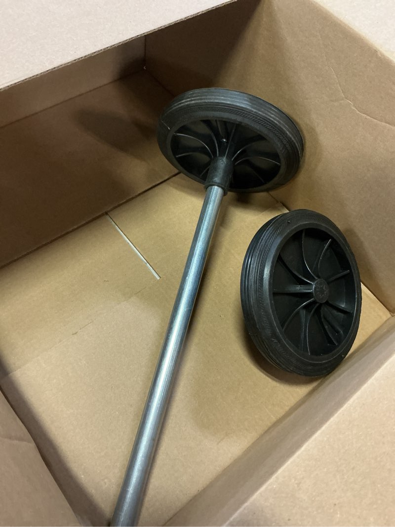 Condition photo showing Good Condition for cabilock trash can spare parts trash can dolly furniture casters furniture wheels wheels garbage wheel kit garbage pulley 18.8"(l) x 7“?wheel size?