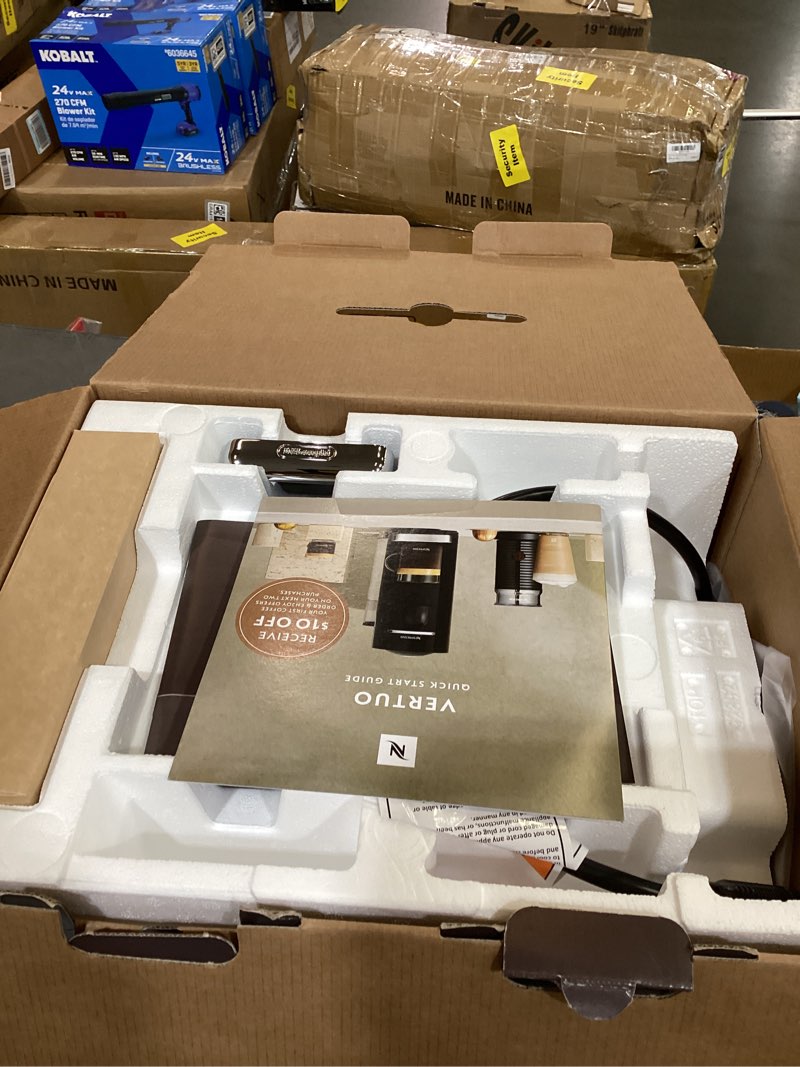 Condition photo showing New/Like New for nespresso vertuo coffee and espresso maker by de'longhi - graphite metal