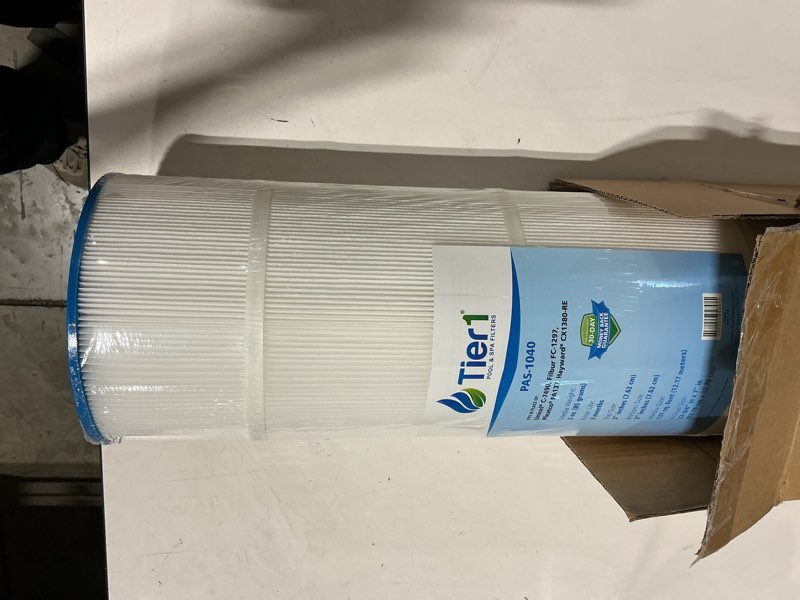Condition photo showing Good Condition for tier1 replacement for hayward c1380 pool filter cartridge | 32-13/16" × 7" | compatible with cx1380re, pleatco pa137, unicel c-7490, fc-1297