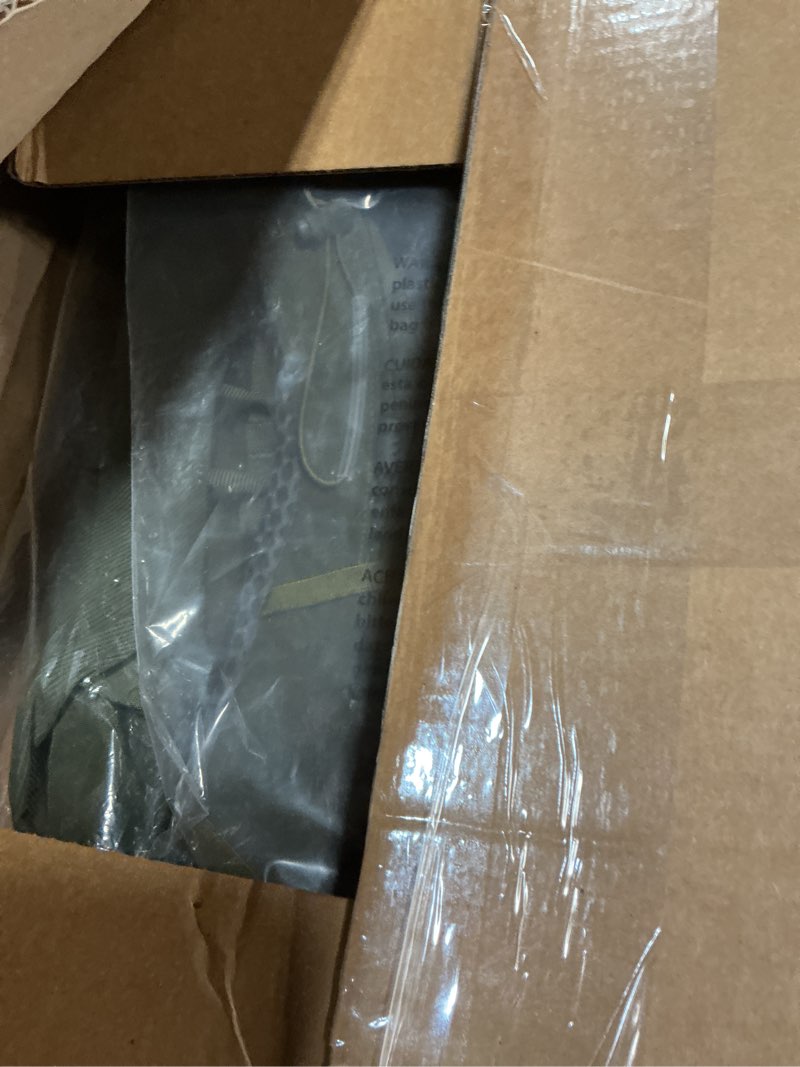 Condition photo showing New/Like New for osprey kestrel 38l men's backpacking backpack, bonsai green, s/m small-medium bonsai green